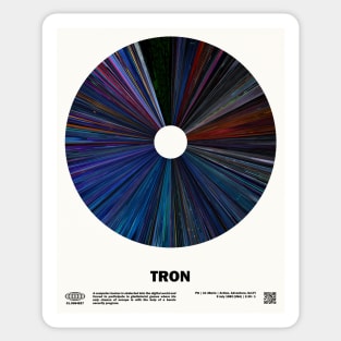 minimal_Tron Warp Barcode Movie Sticker